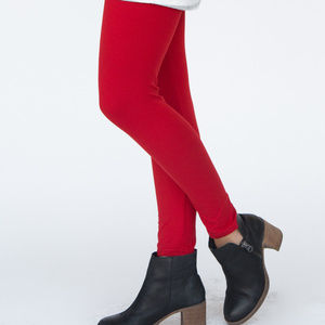 Leggings Lipstick Red